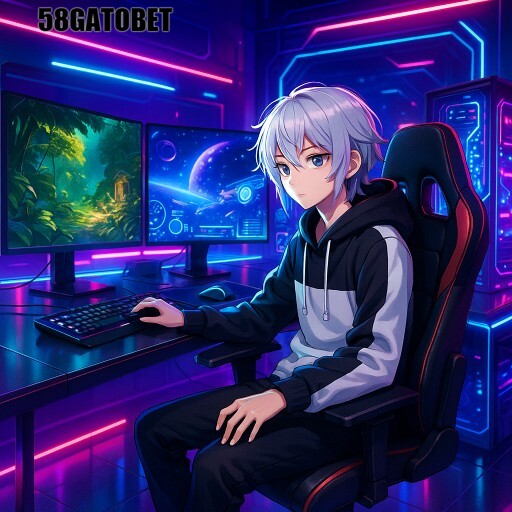 Imagem promocional da 58GATOBET mostrando a plataforma e suas vantagens