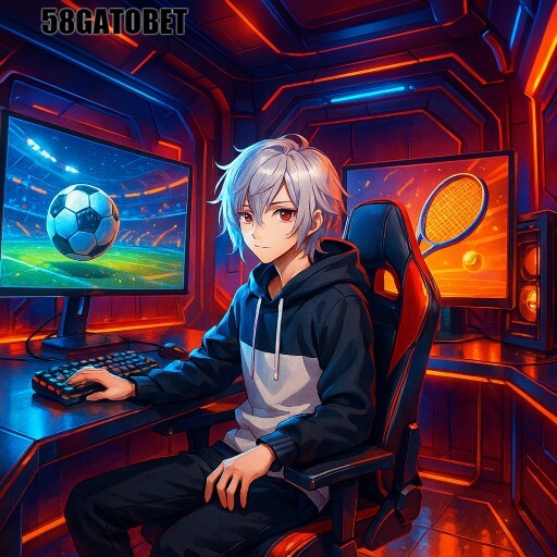 Imagem promocional da 58GATOBET mostrando a plataforma e suas vantagens