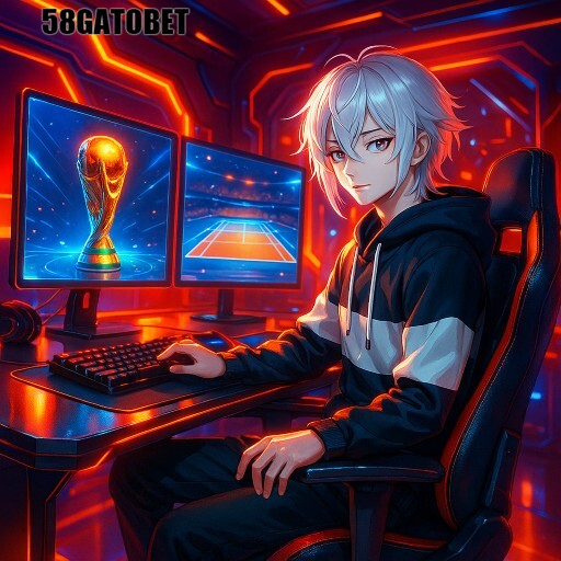 Imagem promocional da 58GATOBET mostrando a plataforma e suas vantagens