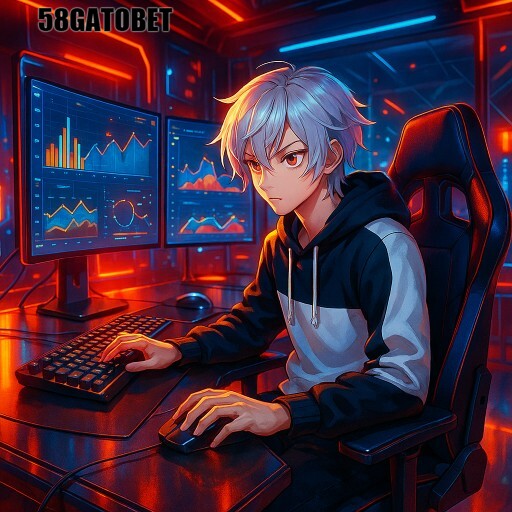 Imagem promocional da 58GATOBET mostrando a plataforma e suas vantagens