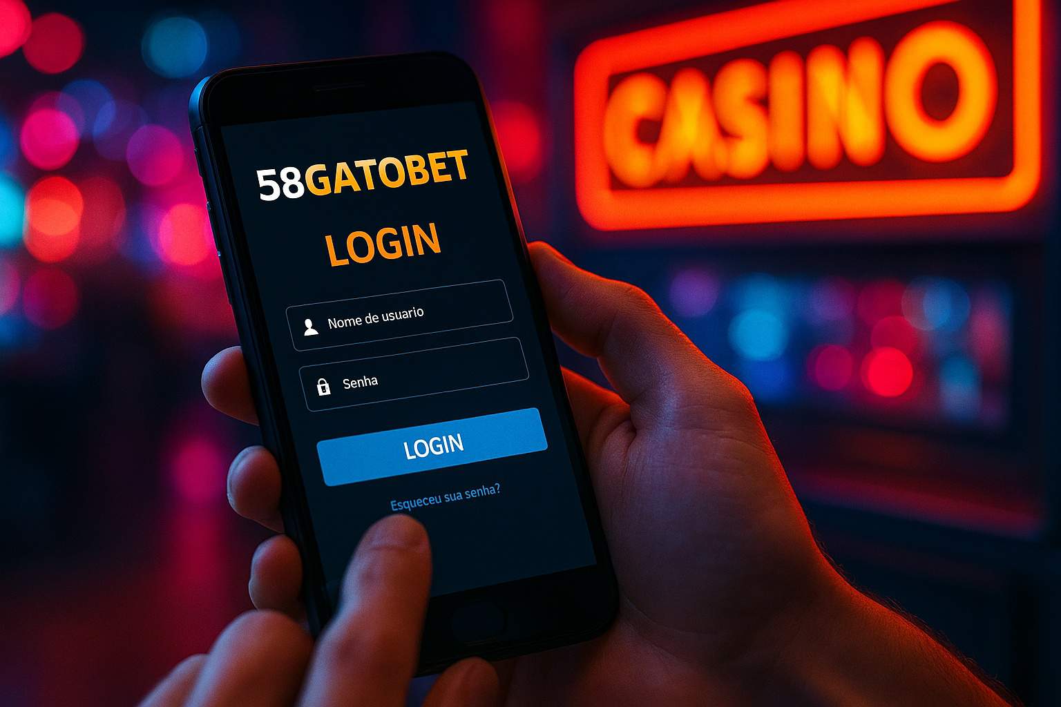 Login no Cassino 58GATOBET