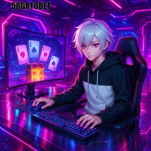 Imagem promocional da 58GATOBET mostrando a plataforma e suas vantagens